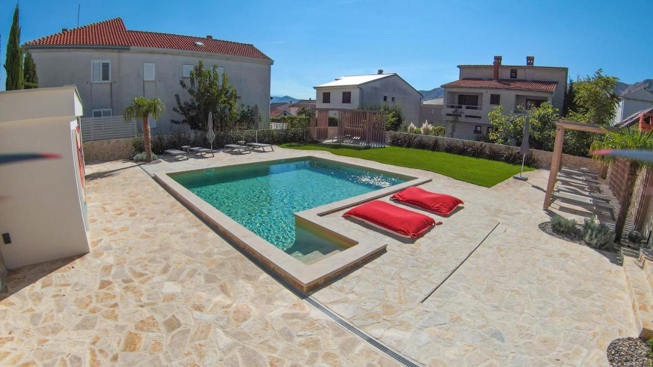 Apartment Baska Mit Poolarea - Krk, Kroatien Exterior foto